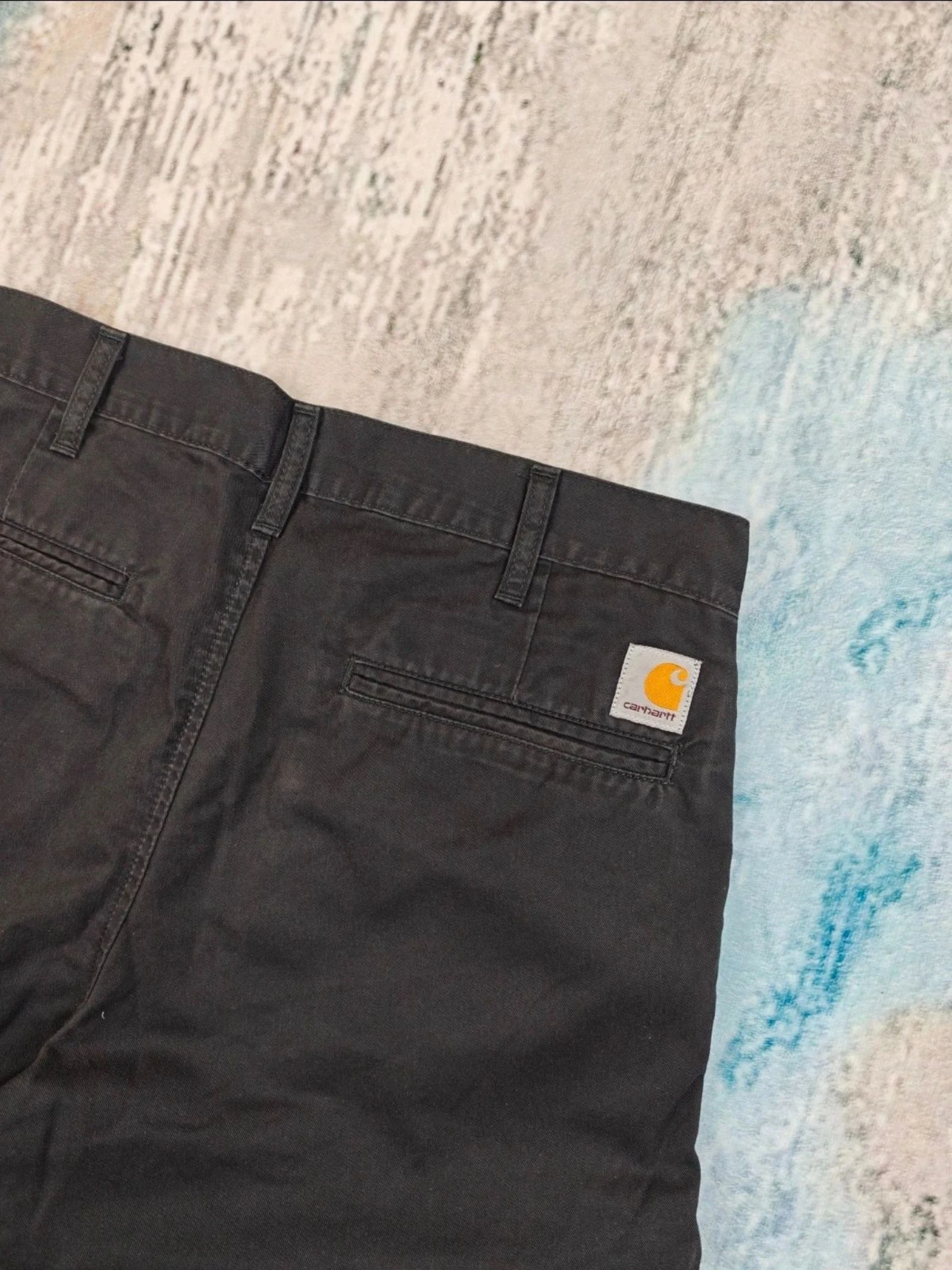 Carhartt Bermuda Chino Masculina Workwear Streetwear Preta Tamanho M – photo 2